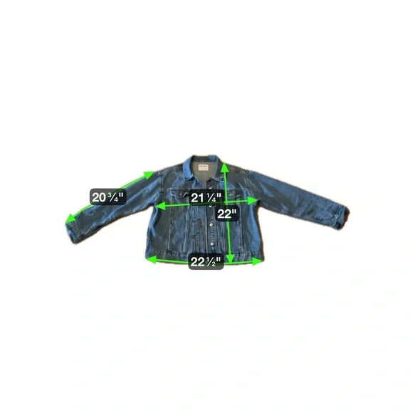 Old Navy Blue Jean Jacket - Picture 7 of 7